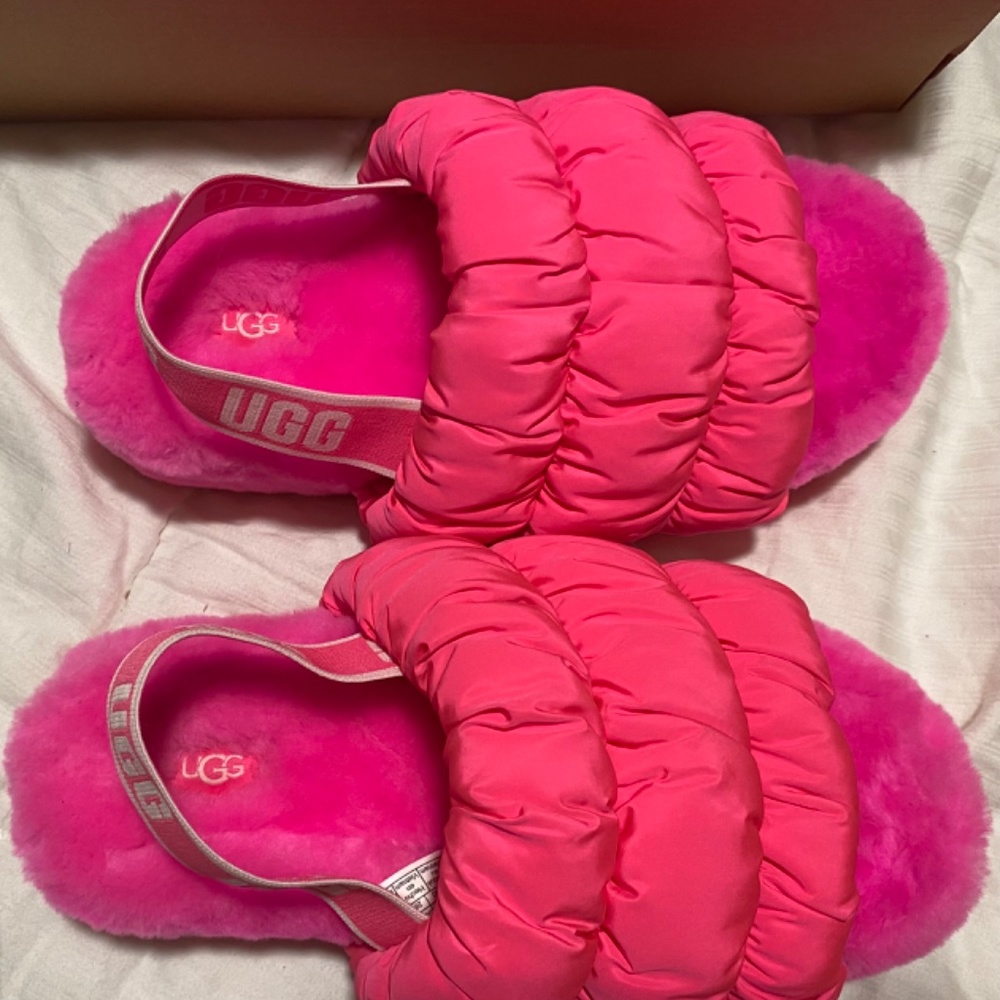 Ugg Scrunchita Slipper Shoes in Taffy Pink size 9 - Picture 8 of 9